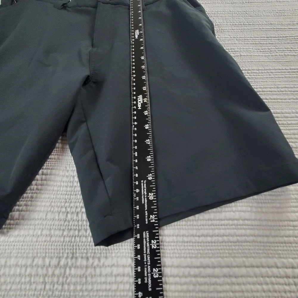 Hurley Mens Hybrid Shorts Size 34 Charcoal Gray Zipper Pockets HMS25-17550